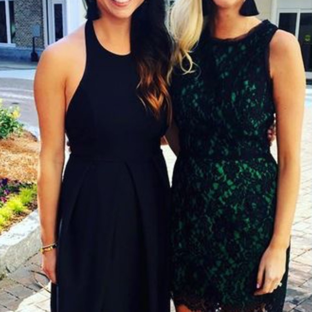 Lulus Black Midi Dress - Picture 6 of 7